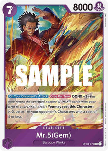 Mr.5 (Gem) OP04-072 R Foil