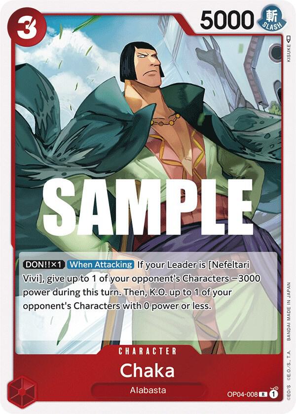 Chaka OP04-008 R Foil