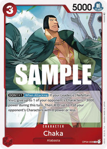 Chaka OP04-008 R Foil