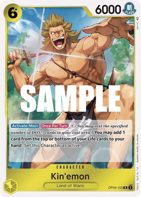 Kin'emon OP04-102 R Foil