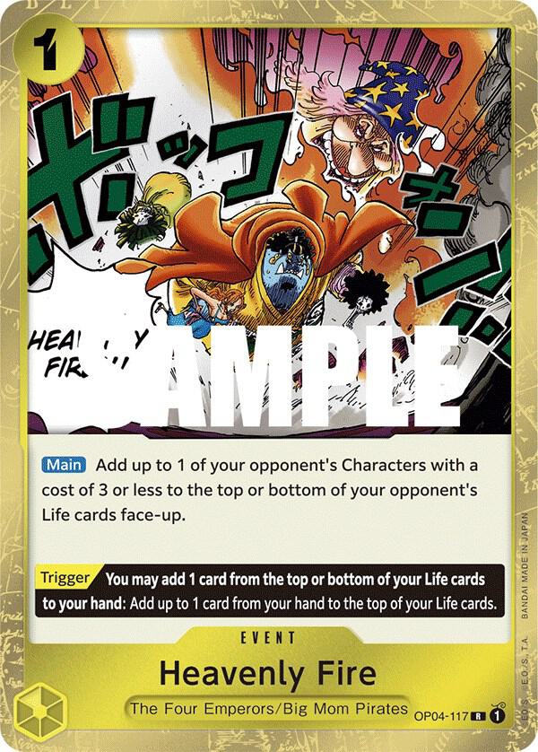 Heavenly Fire OP04-117 R Foil