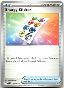 Energy Sticker MEW 159/165 Uncommon