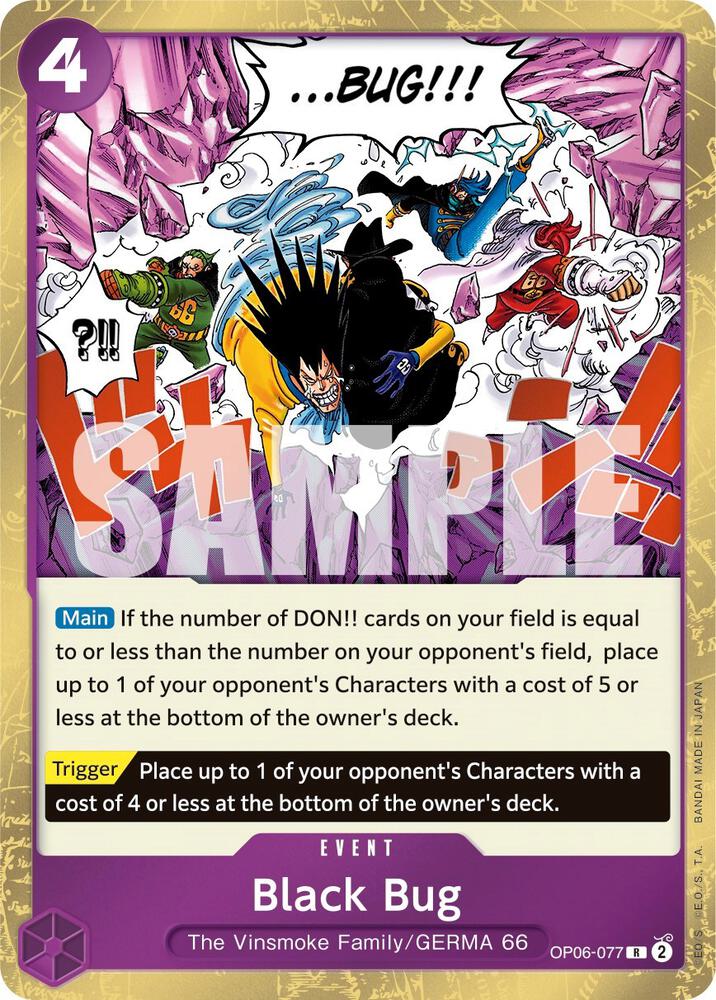 Black Bug OP06-077 R Foil