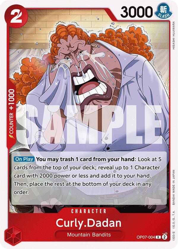 Curly.Dadan OP07-004 R Foil