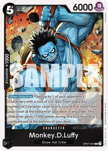 Monkey.D.Luffy OP07-091 R Foil