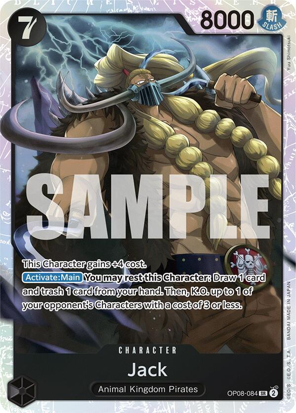 Jack OP08-084 SR Foil