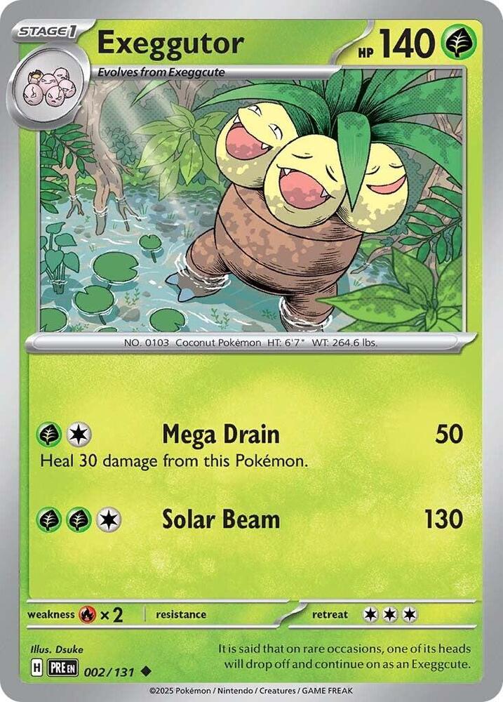 Exeggutor PRE 002/131 Uncommon