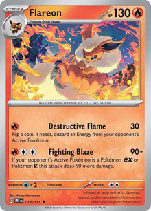 Flareon PRE 013/131 Rare Holo