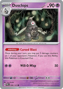 Dusclops PRE 036/131 Common
