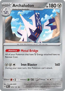 Archaludon PRE 070/131 Rare Holo