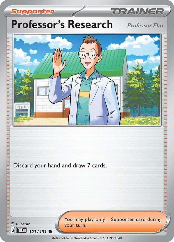 Professor's Research [Professor Elm] PRE 123/131 Common