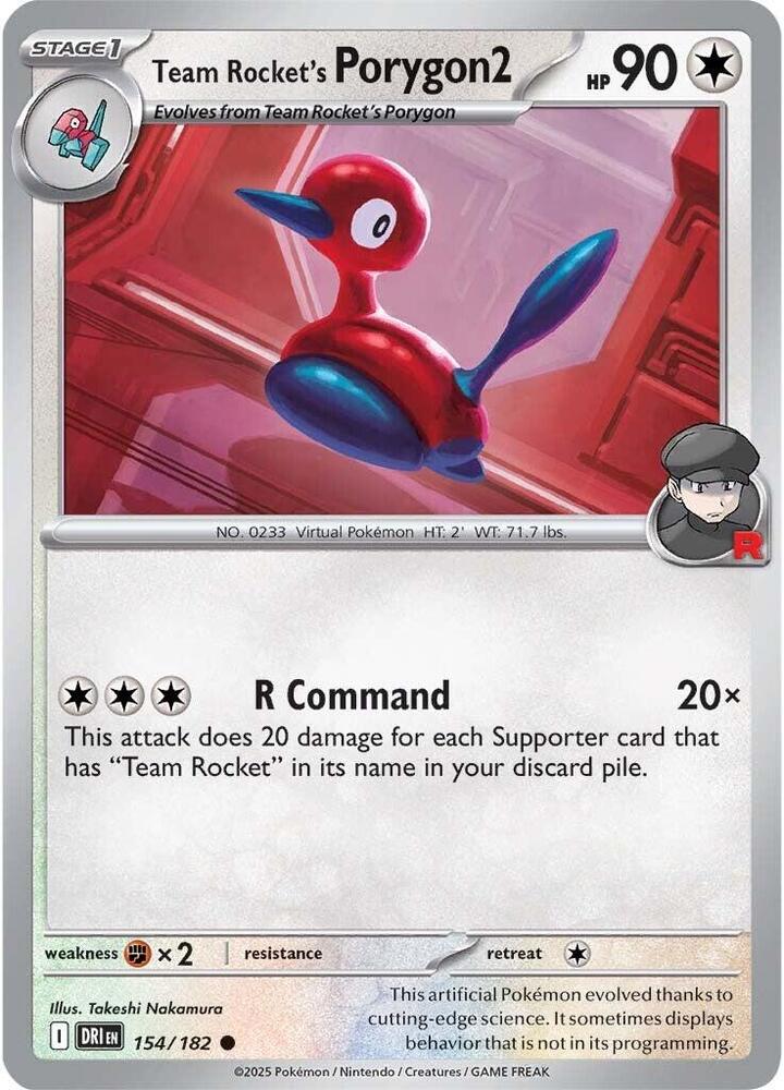 Team Rocket's Porygon2 DRI 154/182 Common