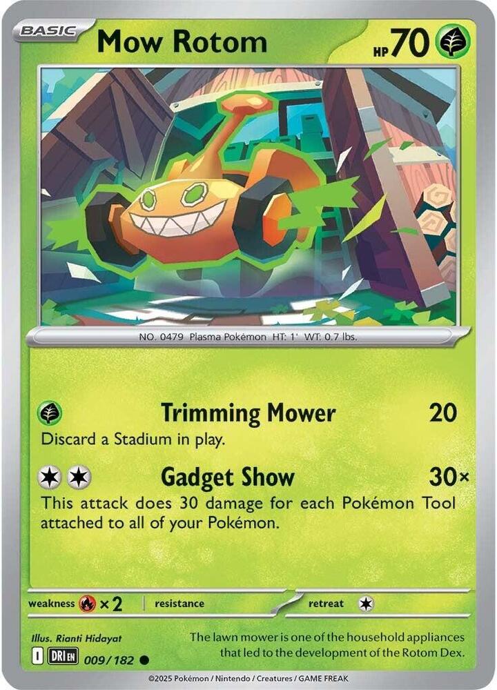 Mow Rotom DRI 009/182 Common