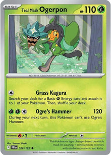 Teal Mask Ogerpon DRI 026/182 Uncommon