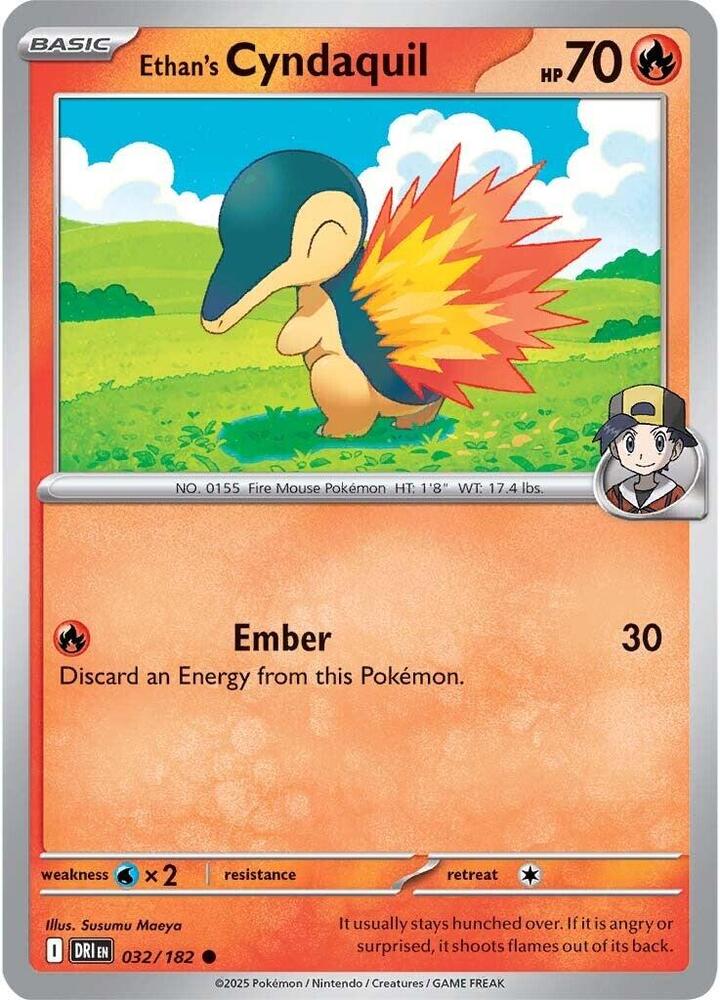 Ethan's Cyndaquil DRI 032/182 Common