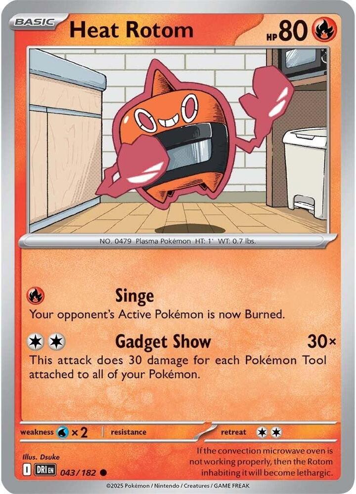 Heat Rotom DRI 043/182 Common