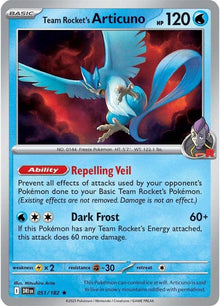 Team Rocket's Articuno DRI 051/182 Rare Holo