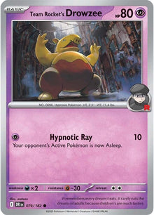 Team Rocket's Drowzee DRI 079/182 Common