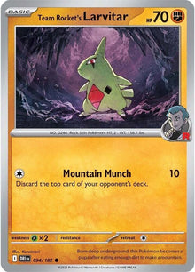 Team Rocket's Larvitar DRI 094/182 Common