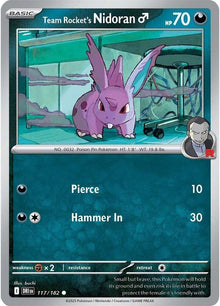 Team Rocket's Nidoran M DRI 117/182 Common