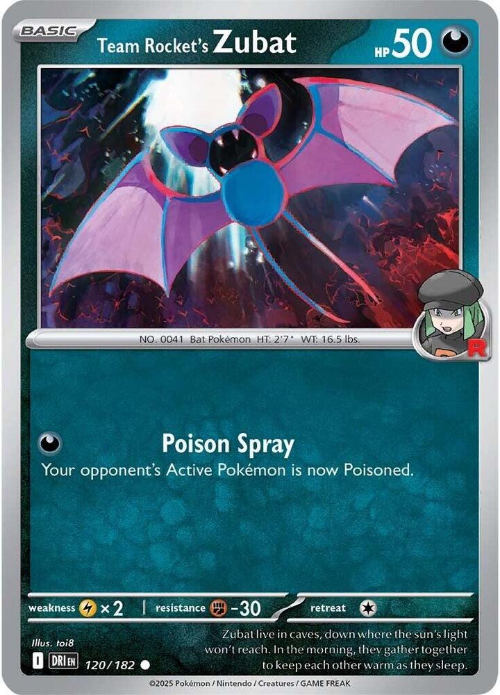 Team Rocket's Zubat DRI 120/182 Common
