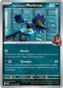 Team Rocket's Murkrow DRI 127/182 Uncommon