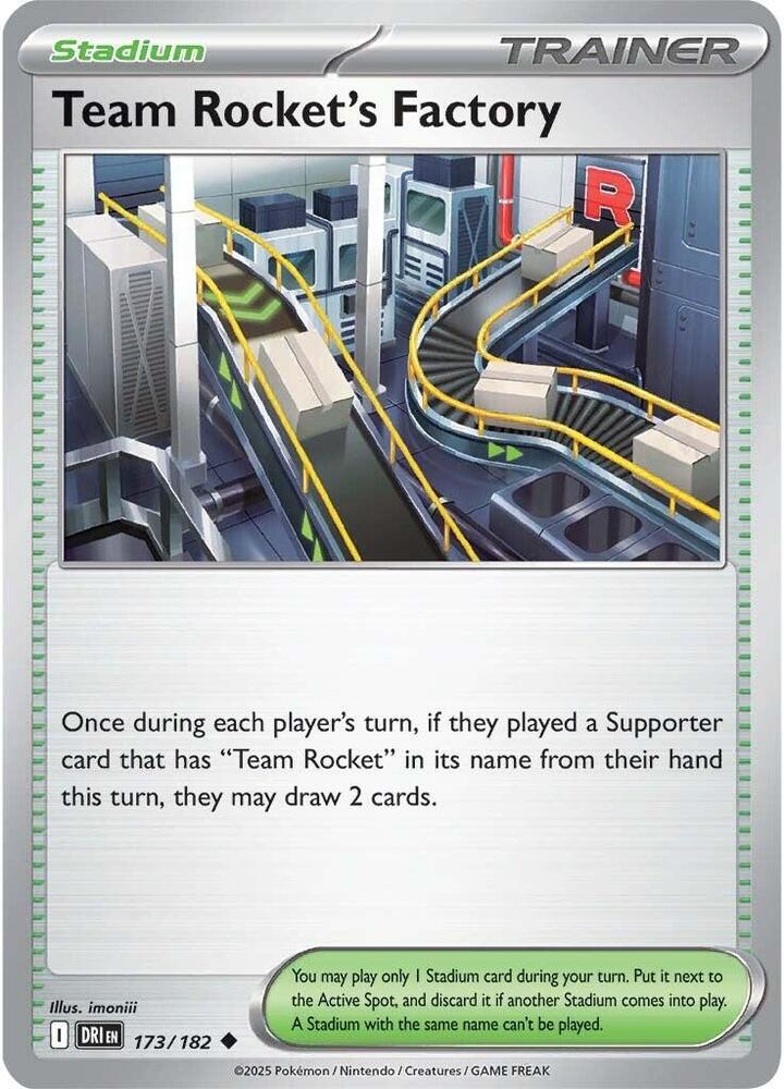Team Rocket's Factory DRI 173/182 Uncommon