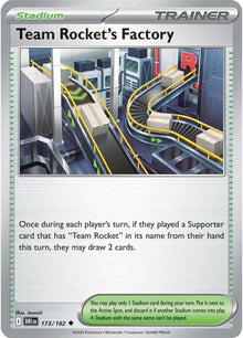 Team Rocket's Factory DRI 173/182 Uncommon