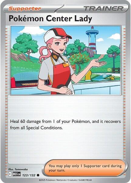 Pokemon Center Lady MEG 123/132 Common