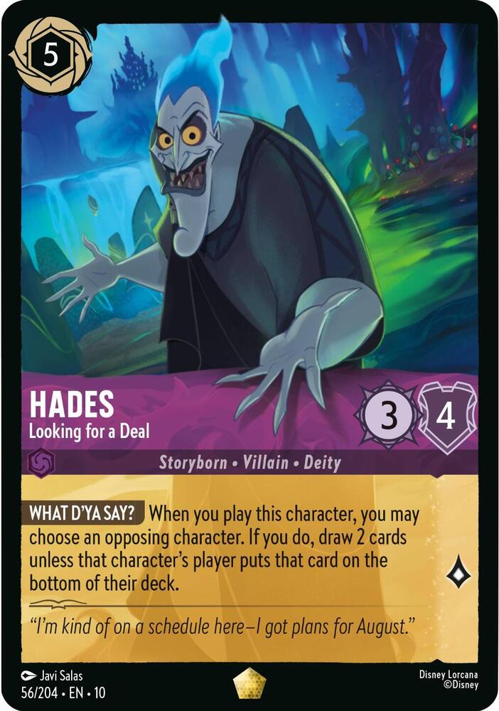 Hades Looking for a Deal 56/204 Legendary