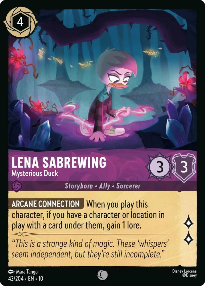 Lena Sabrewing Mysterious Duck 42/204 Common