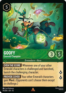 Goofy Emerald Champion 91/204 Rare
