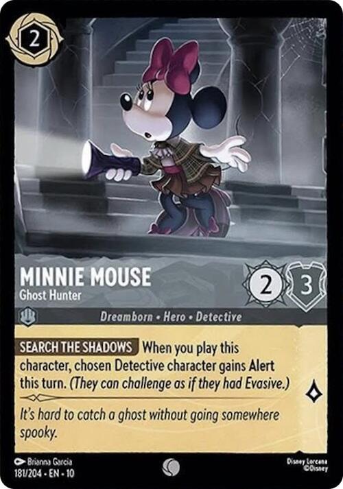 Minnie Mouse Ghost Hunter 181/204 Common