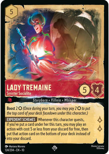 Lady Tremaine Sinister Socialite 124/204 Super Rare