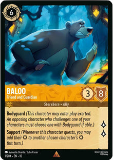 Baloo Friend and Guardian 1/204 Rare