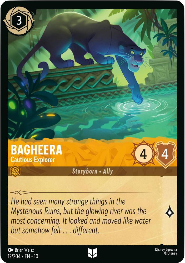 Bagheera Cautious Explorer 12/204 Uncommon