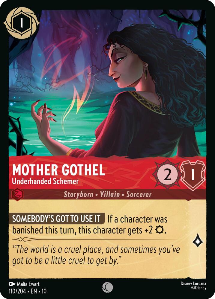Mother Gothel Underhanded Schemer 110/204 Common