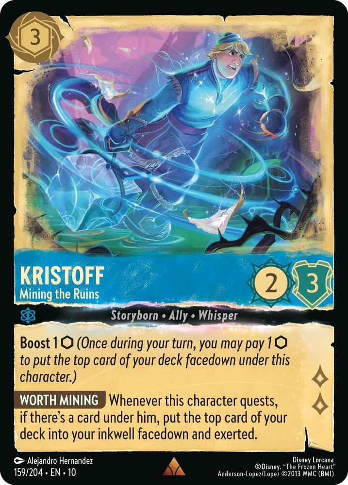 Kristoff Mining the Ruins 159/204 Rare