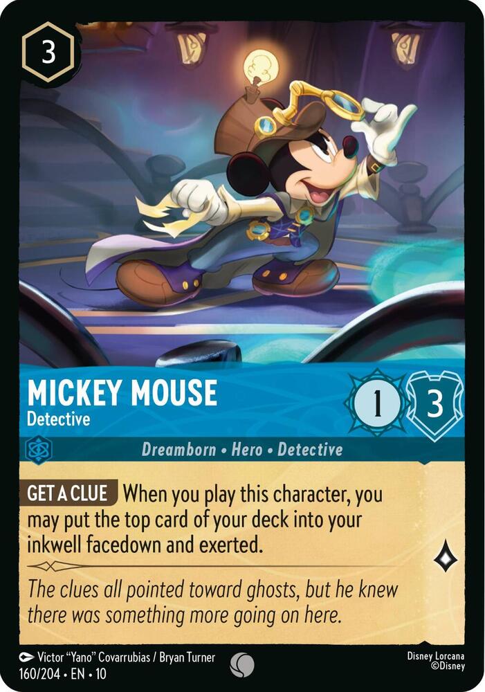 Mickey Mouse Detective 160/204 Common