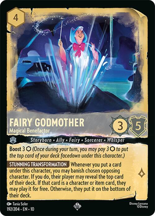 Fairy Godmother Magical Benefactor 192/204 Super Rare