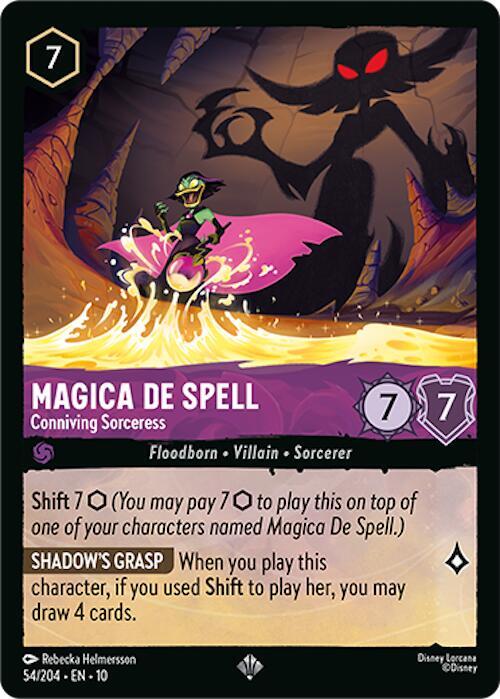 Magica De Spell Conniving Sorceress 54/204 Super Rare