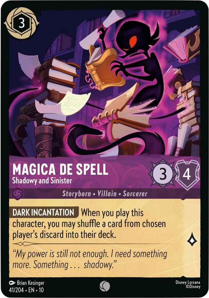 Magica De Spell Shadowy and Sinister 41/204 Common