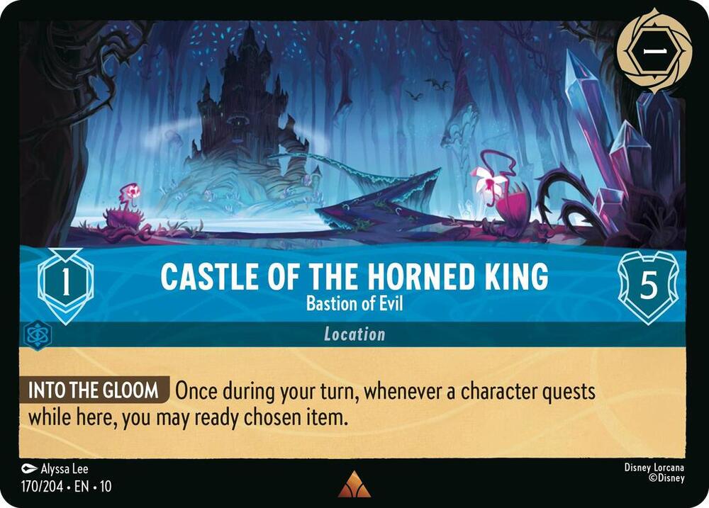 Castle of the Horned King Bastion of Evil 170/204 Rare