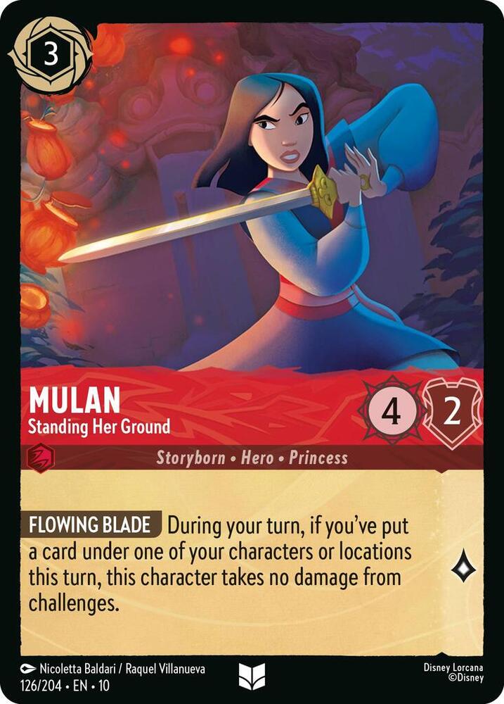 Mulan Standing Her Ground 126/204 Uncommon