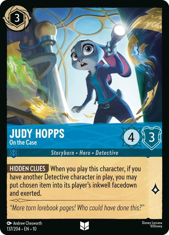 Judy Hopps On the Case 137/204 Uncommon