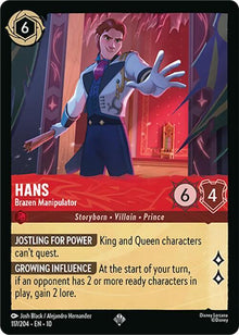 Hans Brazen Manipulator 117/204 Super Rare