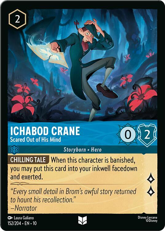 Ichabod Crane Scared Out of His Mind 152/204 Uncommon