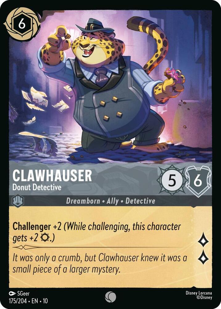 Clawhauser Donut Detective 175/204 Common
