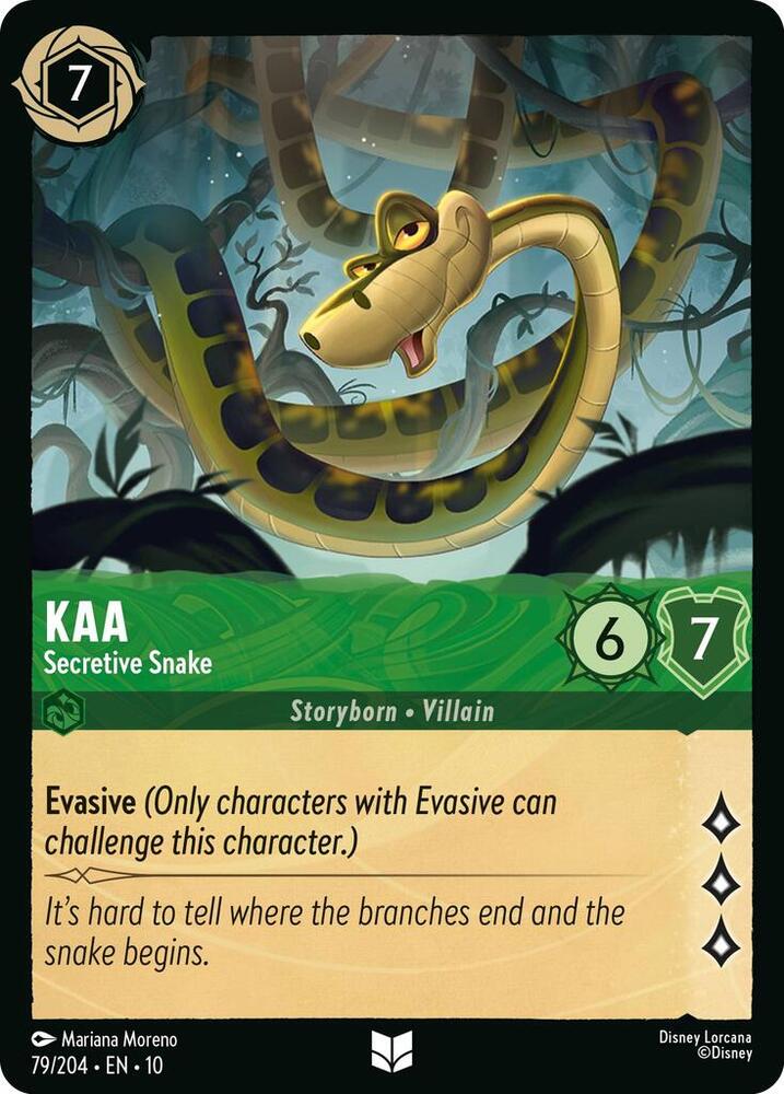 Kaa Secretive Snake 79/204 Uncommon