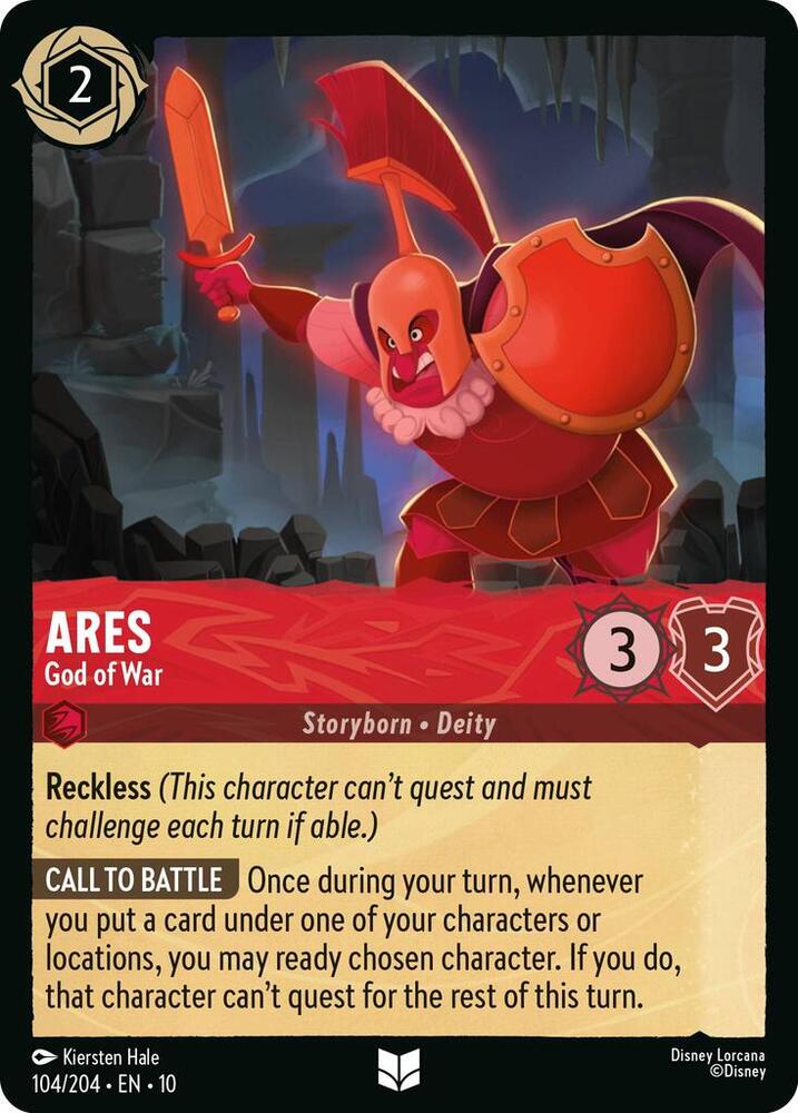 Ares God of War 104/204 Uncommon
